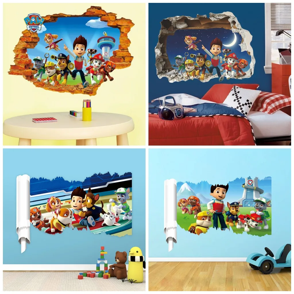 Baby Nursery Wall Mural - ملصقات جدارية جديدة على شكل باو