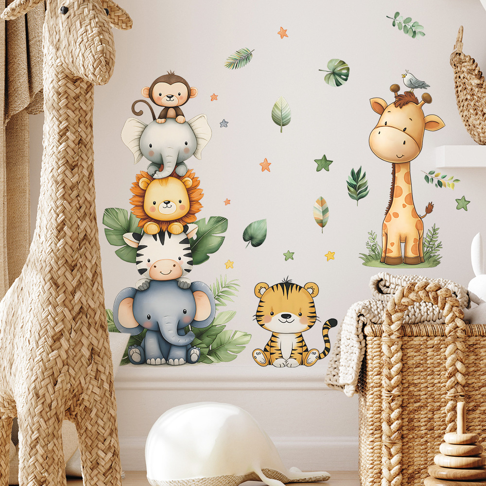 بوهو غابة الحيوانات ملصقات جدا - مراجعة Baby Nursery Giraffe وسعره