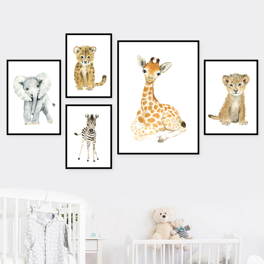 الفيل الثعلب زيبرا الزرافة ليو - مراجعة Baby Nursery Giraffe وسعره