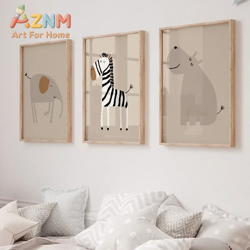 لوحة فنية جدارية لحيوانات الغا - مراجعة Baby Nursery Giraffe وسعره