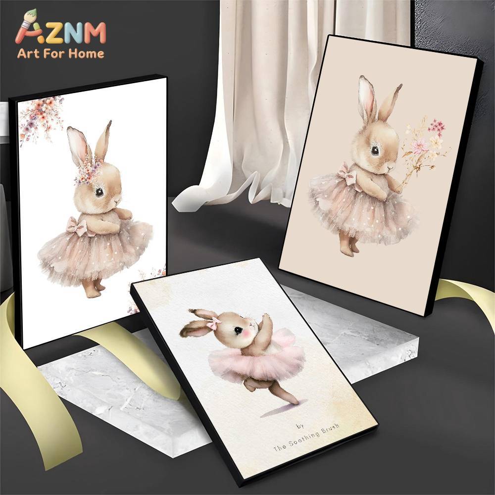لوحة قماشية مطبوعة من AZNM تصو - مراجعة Baby Nursery Pink وسعره