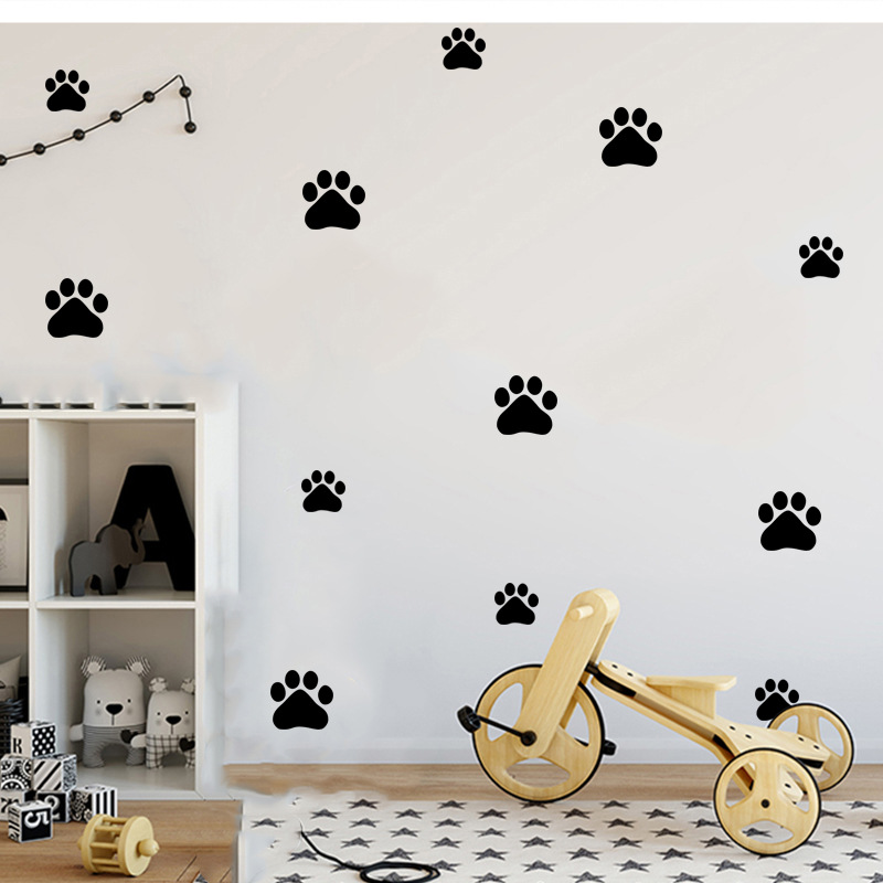 الكرتون الكلب القط المشي باو ط - مراجعة Baby Nursery Wall Mural وسعره