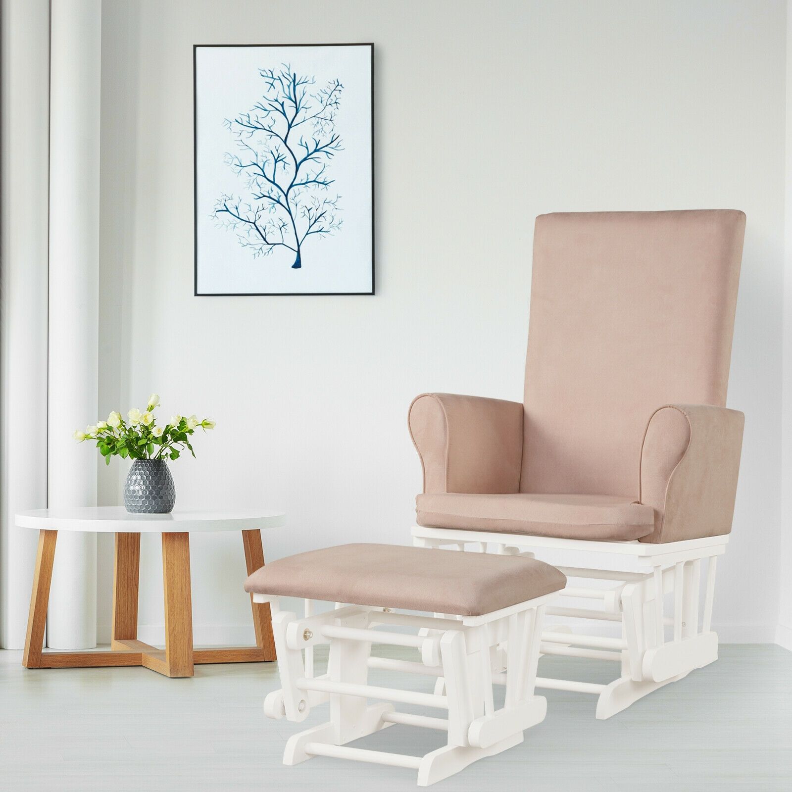 كرسي هزاز مريح لغرفة الأطفال م - مراجعة Baby Nursery Glider وسعره