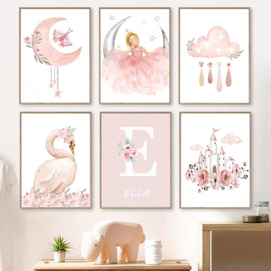 لوحة فنية جدارية لغرفة الأطفال - مراجعة Baby Nursery Pink وسعره
