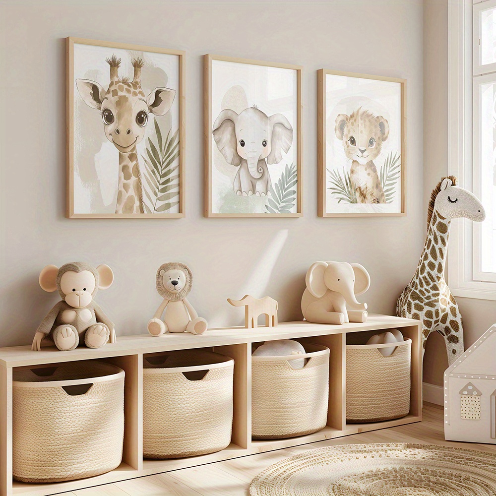 الزرافة الفيل ليوبارد الغابة ا - مراجعة Baby Nursery Giraffe وسعره