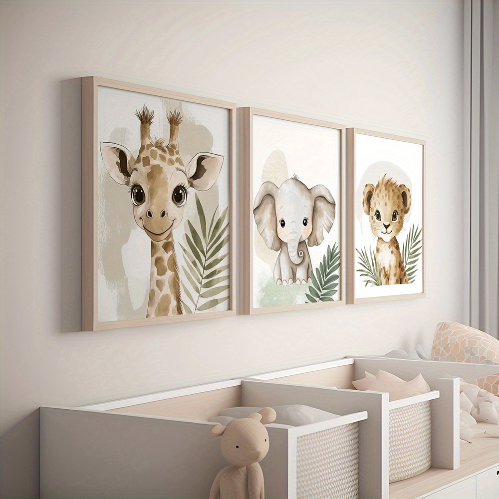 الزرافة الفيل ليوبارد الغابة ا - مراجعة Baby Nursery Giraffe وسعره