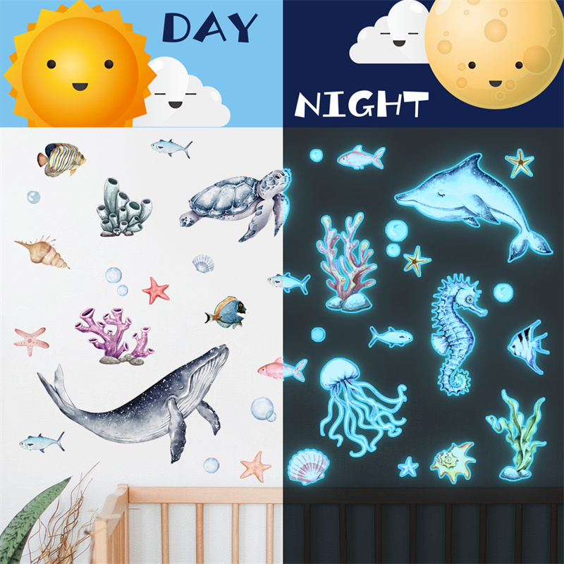 ملصق حائط على شكل حيوانات المح - مراجعة Baby Nursery Wall Mural وسعره