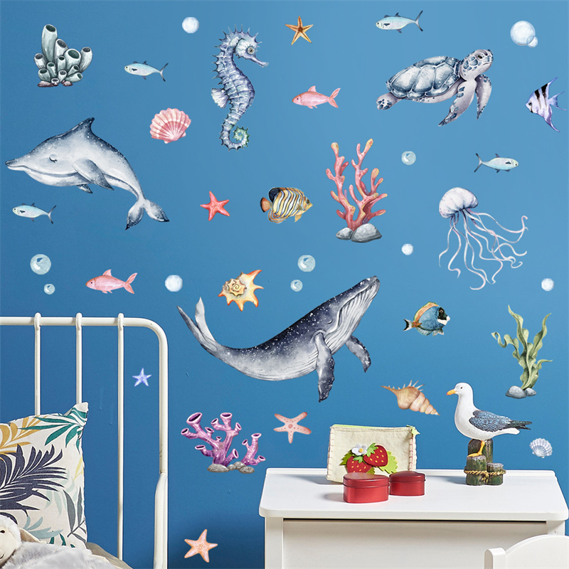 ملصق حائط على شكل حيوانات المح - مراجعة Baby Nursery Wall Mural وسعره