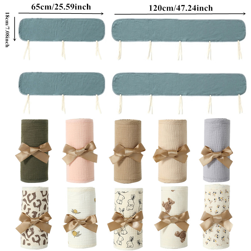 4 قطعة القطن الطفل السرير مصدا - مراجعة Baby Nursery Glider وسعره