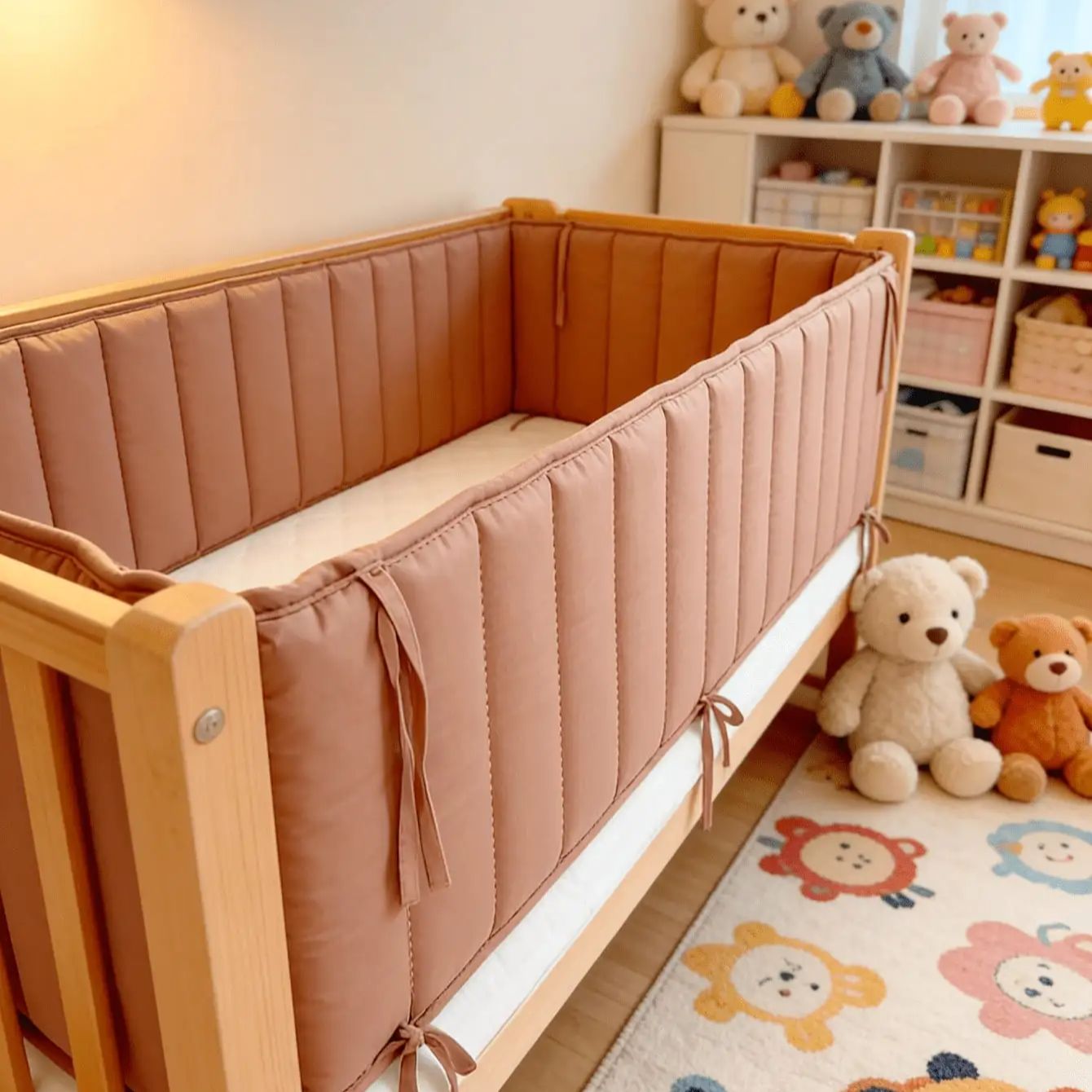 واقيات سرير الأطفال، حاجز ناعم - مراجعة Baby Nursery Glider وسعره