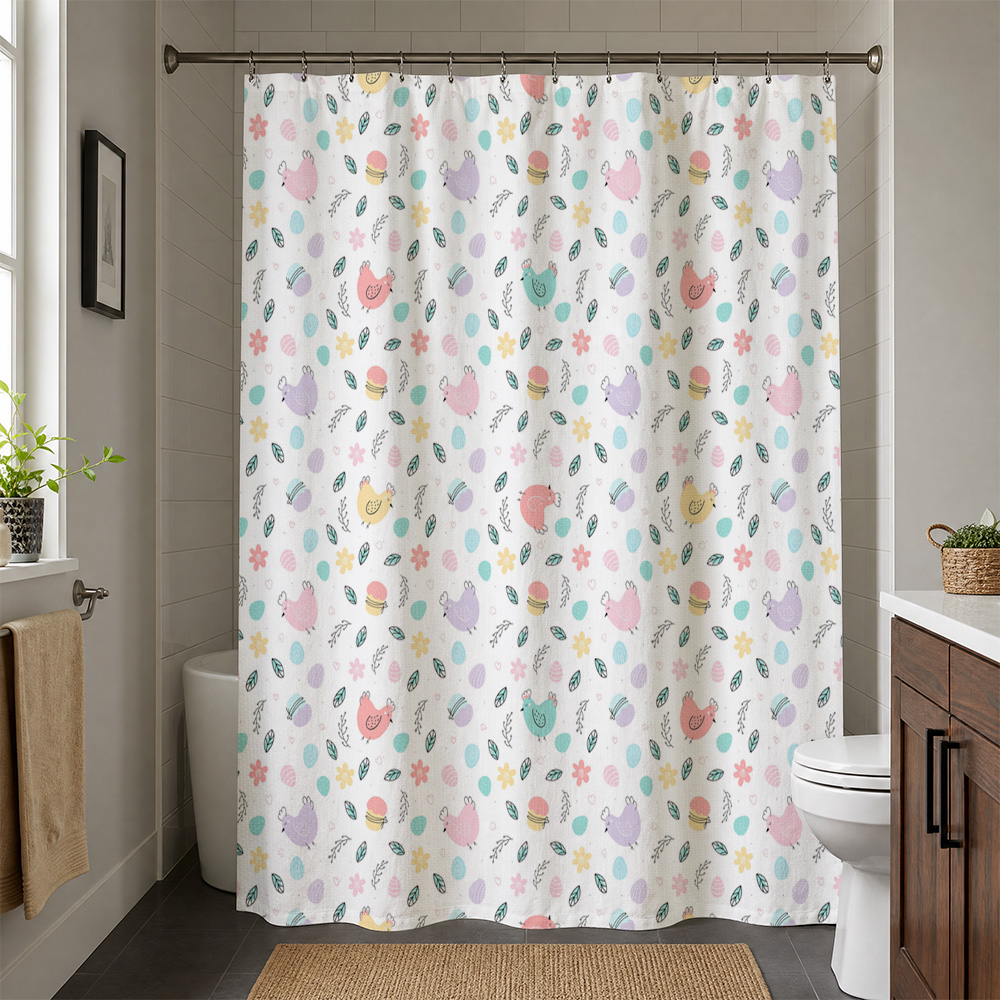 ستارة حمام لطيفة بطبعة حيوانات - مراجعة Baby Nursery Curtains وسعره