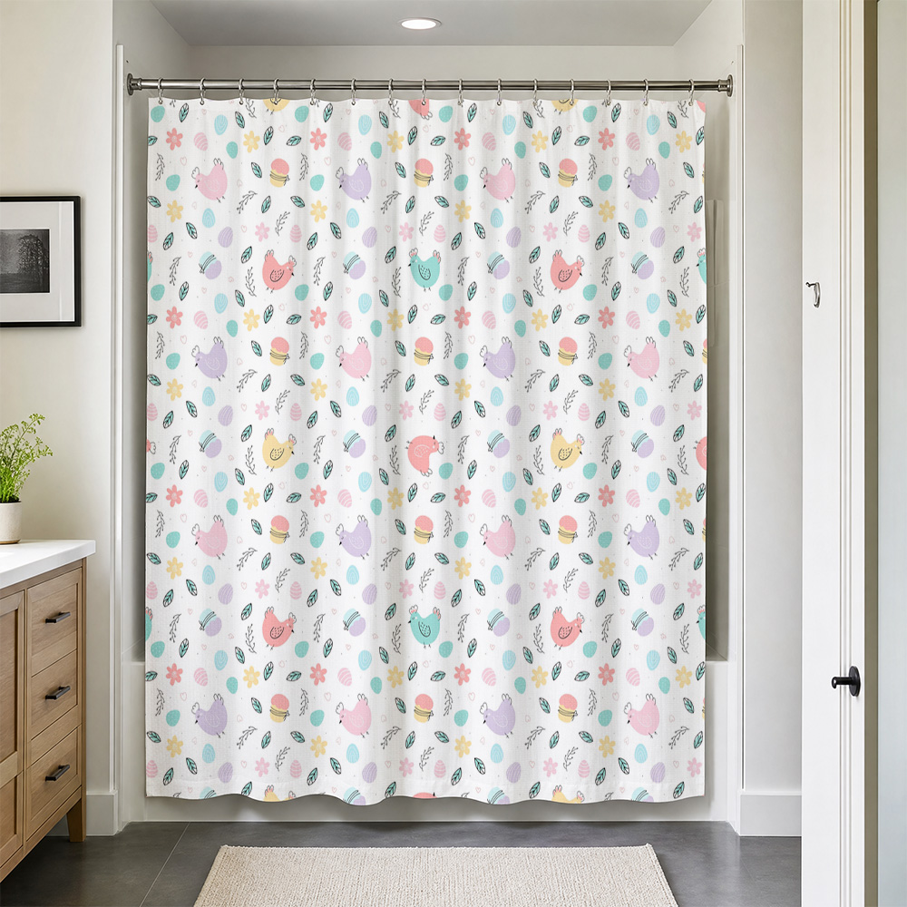 ستارة حمام لطيفة بطبعة حيوانات - مراجعة Baby Nursery Curtains وسعره