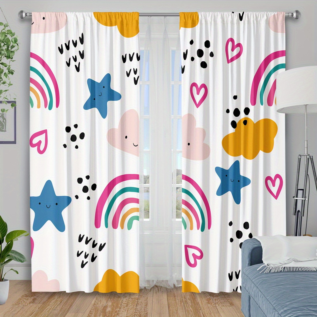 ستارة غرفة أطفال لطيفة بتصميم  - مراجعة Baby Nursery Curtains وسعره