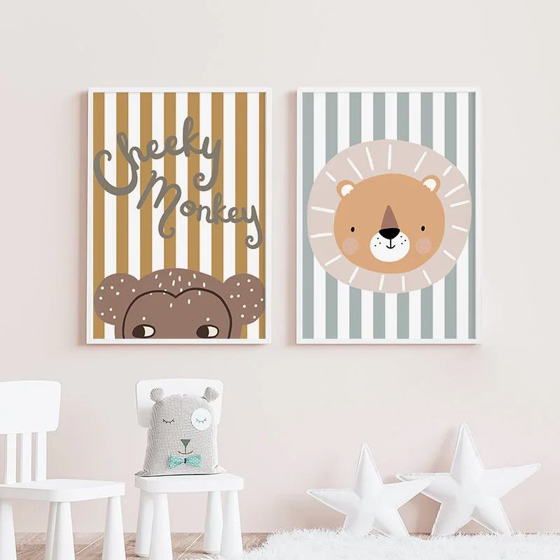 لوحات فنية جدارية للأطفال بتصم - مراجعة Baby Nursery Giraffe وسعره