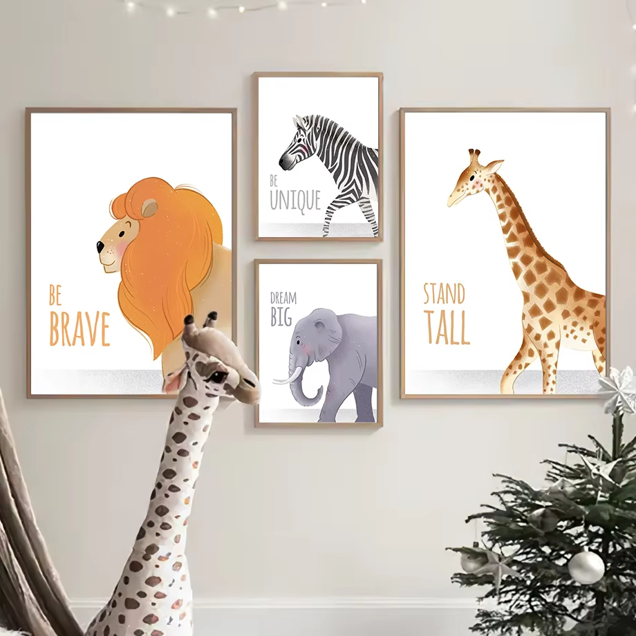 اقتباسات ملهمة الحضانة جدار ال - مراجعة Baby Nursery Giraffe وسعره