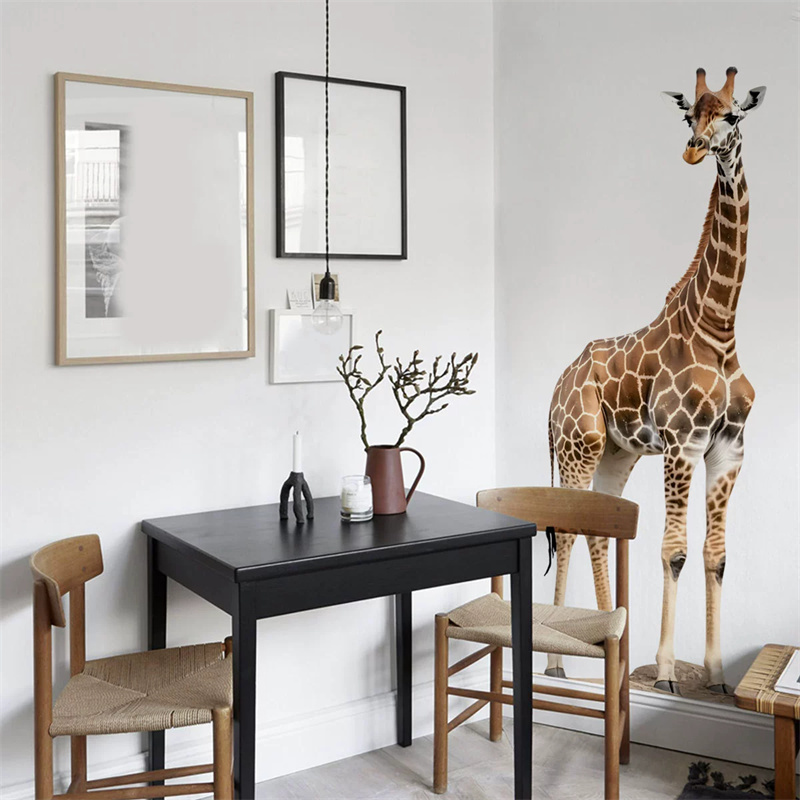 ملصق كبير على شكل حيوانات السف - مراجعة Baby Nursery Giraffe وسعره