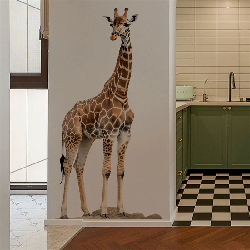 ملصق كبير على شكل حيوانات السف - مراجعة Baby Nursery Giraffe وسعره