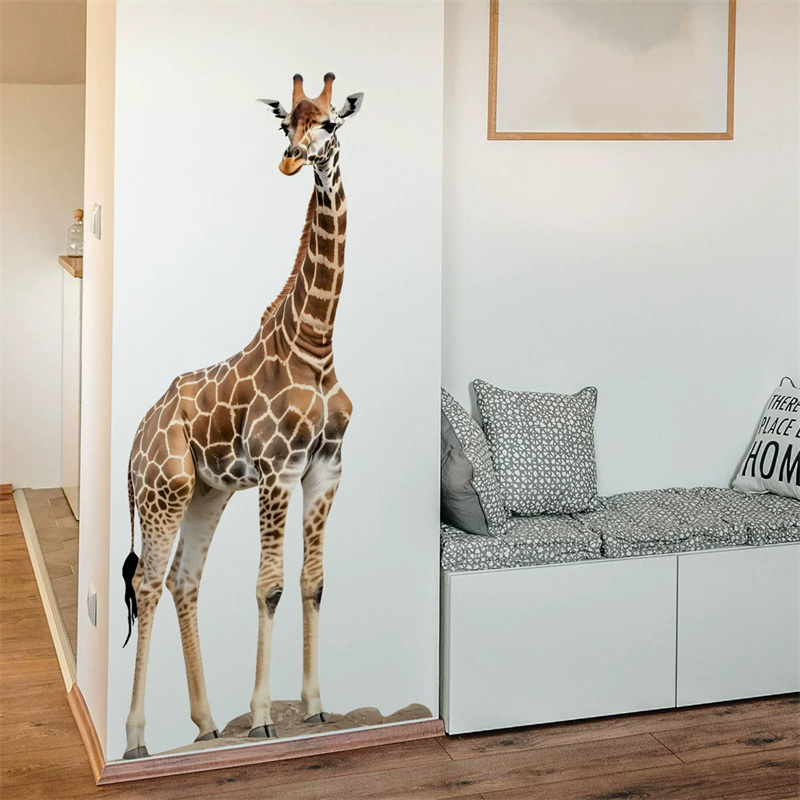 ملصق كبير على شكل حيوانات السف - مراجعة Baby Nursery Giraffe وسعره